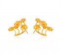  [ Precious Stone Earrings > Designer Pearl Cz Earrings 22k   ]