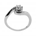  [ Diamond Rings > 18kt Gold Diamond Ladies Ring   ]