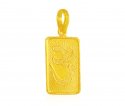  [ Om Pendants > 22K OM Gold Pendant (rectangle)  ]