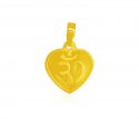  [ Ganesh, Laxmi and other God Pendants > 22k Religious reversible pendant  ]