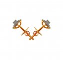  [ Diamond Earrings > 18K Yellow Gold Diamond Earrings  ]