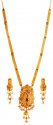  [ Bridal Necklace Sets > 22Kt Antique Long Necklace Set  ]