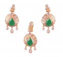  [ Precious Stone Pendant Sets > 22k Designer Changeable Stones Set  ]