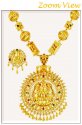  [ Gold Designer Sets > 22K Temple Necklace Set  ]