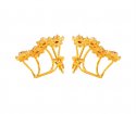  [ Precious Stone Earrings > Designer Ruby Cz Earrings 22k   ]