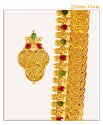  [ 22 Kt Gold Sets > 22k Gold Long Kasu Mala  ]