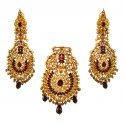 As Pendant Set [ Bridal Necklace Sets > 22K Exclusive Bridal Necklace Set  ]