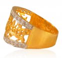  [ Religious Rings > 22Kt Gold Bismillah Ladies Ring  ]