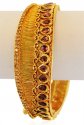  [ Antique Bangles > 22k Designer Kundan Kada (1 Pc)  ]