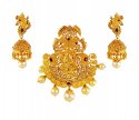  [ Diamond Necklace Sets > 22Kt Uncut Diamond Convertible Set  ]