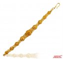  [ Ladies Bracelets > 22K Gold Three Tone Ladies Bracelet  ]