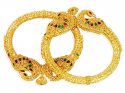  [ Kadas > Peacock Gold Kada (2PCs)  ]