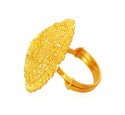  [ Ladies Gold Ring > 22K Gold Circle Ring   ]