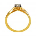  [ Diamond Rings > 18kt Gold Diamond Ring For Ladies  ]