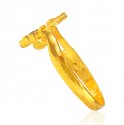  [ Ladies Gold Ring > 22K Gold Two Tone Ring  ]