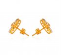  [ Precious Stone Earrings > Gold CZ Earring 22K  ]