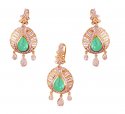  [ Precious Stone Pendant Sets > 22k Designer Changeable Stones Set  ]