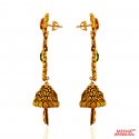  [ 22Kt Gold Fancy Earrings > 22KT Gold Antique Earrings  ]