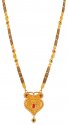  [ MangalSutras > 22K Polki Stones Mangalsutra   ]