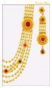  [ Gold Designer Sets > 22K Bridal Layered Necklace Set  ]