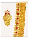  [ Gold Designer Sets > 22K Gold Mango Mala Set  ]