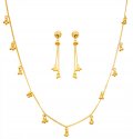 Click here to View - 22KT Gold Light Necklace Set  