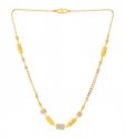 22kt Gold Fancy Necklace Chain - Click here to buy online - 1,610 only..