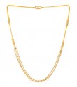 22kt Gold Fancy Two Tone Chain - Click here to buy online - 1,312 only..