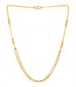 22kt Gold Fancy Two Tone Chain - Click here to buy online - 1,545 only..