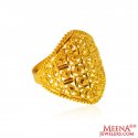 22kt Gold  Ring for Ladies - Click here to buy online - 635 only..