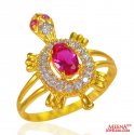 Click here to View - 22k Gold Turtle Ladies Ring 