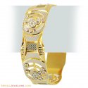 22K Color Stones Lazer Bangle(1 Pc) - Click here to buy online - 5,111 only..