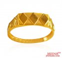 22k Gold Mens  Ring - Click here to buy online - 311 only..
