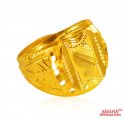 22 Karat Gold Mens Ring - Click here to buy online - 906 only..
