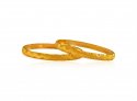 Click here to View - 22 Karat Gold Baby Kada (2 Pc) 