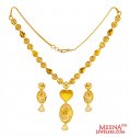 Click here to View - 22 Karat Yellow Gold Necklace Set 