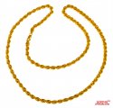 22 Kt Hollow Rope Chain (24 Inches) - Click here to buy online - 1,925 only..