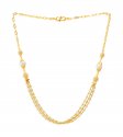 Click here to View - 22kt Gold Fancy Chain for Girls 