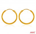 Click here to View - 22 Kt Gold Hoop Earrings 