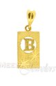 22Kt Initial Pendant (B) - Click here to buy online - 267 only..