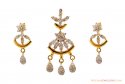 Click here to View - Fancy 18K Diamond Pendant Set 