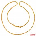 22Karat Yellow Gold Chain  - Click here to buy online - 1,020 only..