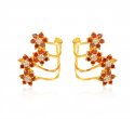 Designer Cz Earrings 22k  - Click here to buy online - 695 only..