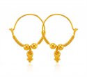22 Karat Gold Hoop Earrings  - Click here to buy online - 145 only..