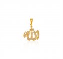 22  K Religious Allah Pendant - Click here to buy online - 491 only..