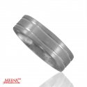 18K White Gold Band - Click here to buy online - 787 only..