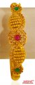 22K Gold  kada with colored stones