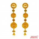 22K Gold  Earrings - Click here to buy online - 1,828 only..