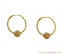 Gold Hoop Earrings - Click here to buy online - 296 only..