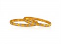 Click here to View - 22 Kt Gold Baby Bangle 